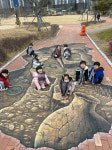 대구 달서구, 선돌마당공원에 ‘선사시대로 트릭아트 포토존’ 설치