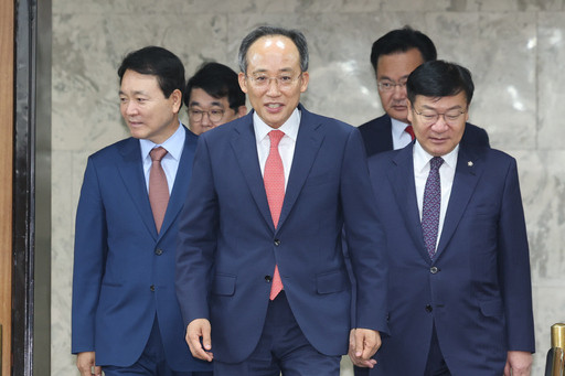 국민의힘 추경호 원내대표, 김건희 여사 특검법 수정안 처리 비판에 반대 의사 강조