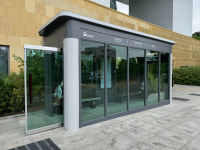 용인시, 용인세브란스병원 버스정류장 박스형 버스 승강장으로 교체