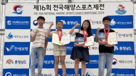 포항시 유소년클럽, 전국 해양스포츠제전 금1, 동2 입상