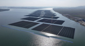 동서발전 대호호 수상태양광 발전소 준공… 연간 1.3억kWh 전력 생산