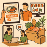 터치 한 번이면 식료품이 집 앞에…식품·유통업계, 고객 편의 강화 주력