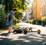 국민건강보험공단, 킥보드 운전 책임의식 필요…편리함 뒤에 숨은 위험 인식해야