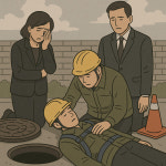 인천환경공단, 계양구 맨홀사고 ‘불법 재하도 확인’...피해자 지원에 최선