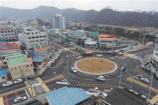 북원사거리 회전교차로 완공…의성군, 교통사고 감소 기대