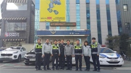 류영만 대구 수성경찰서장, 범어지구대 방문