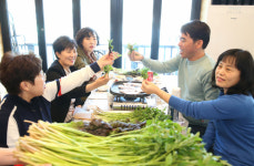 청도읍 한재미나리가 봄의 전령사 역할을 하고 있다.