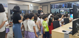 파티마 유치원 도남 정수장 견학