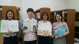 고등학생들이 직접 제작한 ‘동생들을 위한 영어 동화책’  