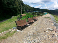 금호강변 화담길 산책로에 화장실 설치 시급