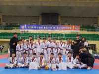 백호부 겨루기 초등부 우승 국가대표강철태권도장