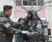 한마음아파트...방역작전 실시.