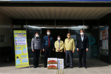 성주경찰서, 선별진료소 간식 지원