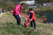 통합당 윤재옥 의원(대구 달서을), 도원지 일대 환경정비 봉사활동 진행!