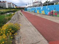 경산시 남부동행정복지센터 남천 벽화거리 조성 시선