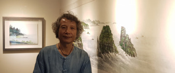 실경산수화가 최길순 화백 전국 순회 첫 번째 전시…대구 중구 아트갤러리 M