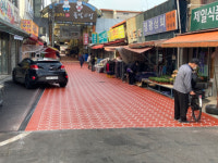 상주중앙시장, 깨끗하고 안전한 소방도로로 탈바꿈