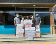 행복나누기 가족봉사단, 경산시 서부1동 행정복지센터에 간식 세트 기탁