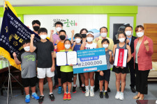 군위초등학교 테니스부…전국소년체육대회 테니스 여자부 단체전 정상 올라