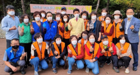 대구 달서구 월성1동 행정복지센터, 은행나무 열매 대청소 실시