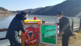 군위교육지원청, 빙판 및 익수사고 예방 현장점검 실시