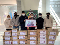 대구정심종합무술관, 이웃돕기 성품 기탁