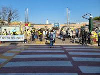 성주군, 등굣길 동시다발 교통안전 캠페인