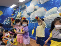 블록놀이로 신명 났어요…경산유치원 블록놀이 체험