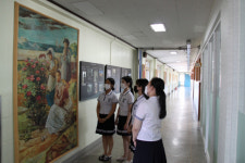 대구보건고등학교, 혁신지원사업 일환 천재화가 이인성 그림 전시