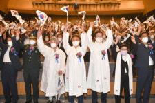 경북도, 도청 동락관에서 제77주년 광복절 경축식 가져