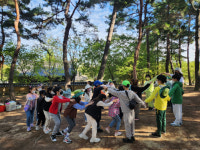 경산 압량초 숲사랑청소년단, 영남대 숲길 탐방체험
