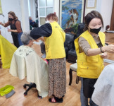 경산시 서부2동 지보협, 경로당 이미용 봉사
