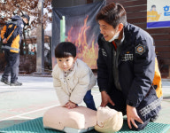 우리동네는 우리가 지켜…왜관 주공 입주민 재난대비훈련