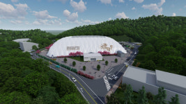 경주 국내 최초 정규규격의 스마트에어돔축구장 개장