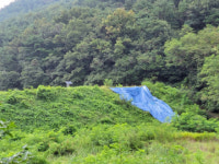 구미 천생산 인근, 마제저수지 제방 일부 유실, 시 접근 제한 조치