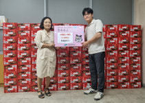 무림SP, 대구 북구 침산3동행정복지센터에 지역 저소득가구 위한 라면·후원금 전달