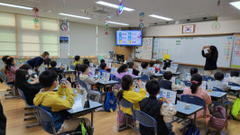 경산수학체험센터, 찾아가는 수학체험교실 큰 호응…성암초 2학년 대상 큐브, 보드게임 수업 진행