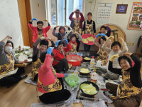 군위군 목련회, 점심 나눔 자원봉사활동