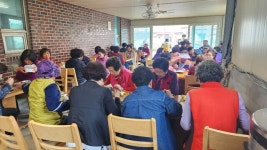 경산시노인종합복지관, 자인면 북사1리 경로당 중식 제공