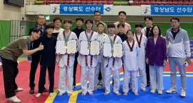 성주 명인중 태권도부, 제53회 전국소년체육대회  역대급 성적 거둬