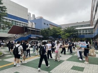 달성경찰서-청소년상담복지센터-비슬고등학교 합동 청소년 도박 & 마약 근절 등굣길 캠페인 전개