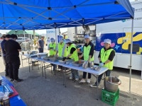 경산시노인종합복지관, 압량읍 현흥1리 경로당에 사랑의 밥차 운영