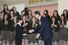 법원전시관, 예원학교 학생들 봄날, 정의를 그리다 기획전
