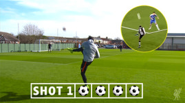 [영상] 리버풀 칸-마네, 파피스 시세의 UFO 슛에 도전