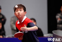 [M+포토] 준우승 이정목의 날카로운 서브
