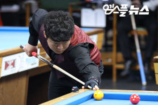 [버호벤 오픈 3쿠션] 본선 2일차 중간 성적…조명우 6연승 질주
