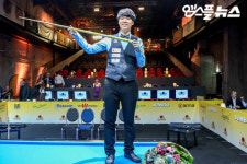 [베겔 당구 WC] 김행직, 21점차 대 역전극…3번째 월드컵 우승