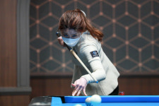 [코리아당구GP] 生과 死를 오간 김정현, 막판 대역전으로 8강 진출 유력...서서아 남은 경기 지켜봐야