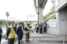 마포구, 수방대비 빗물펌프장 및 육갑문 시운전 점검 실시