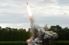 北 동해상 발사체 또 발사... 고도 97 비행거리 380